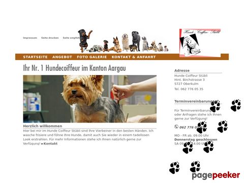 Hunde Coiffeur Stübli - Der Hundecoiffeur im Kanton Aargau