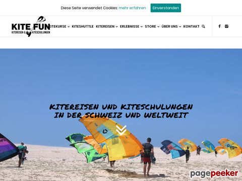 Kitefun.ch: Die #1 Kitesurf- (Kiteboarding) und Snowkiteschule in Europa, Schweiz