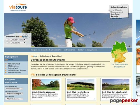 viatoura.de - Golfplatz-Guide - Die schönsten Golfanlagen in Deutschland