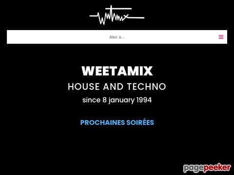 WEETAMIX . electronic dance music . club . Genève . Suisse