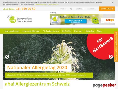 aha! Schweizerisches Zentrum für Allergie, Haut und Asthma