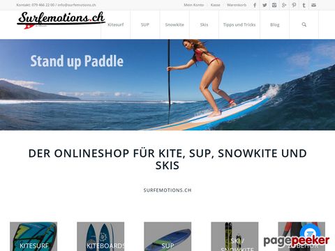 Surfemotions - Home of Surf, Kite, Snowkite, Ski and SUP