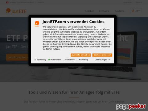 justETF.ch - ETFs einfach finden und schnell vergleichen