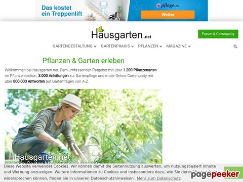 Hausgarten.net - Ratgeber rund um das Thema Hausgarten...