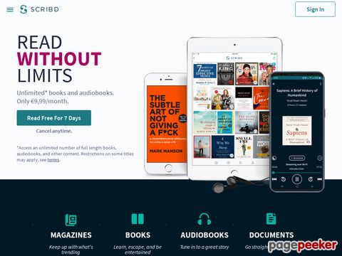 Scribd - share original writings and documents - youtube der Texte