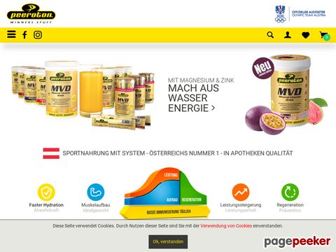 Peeroton Nahrungsergänzung und Sportlernahrung im Online Shop Schweiz