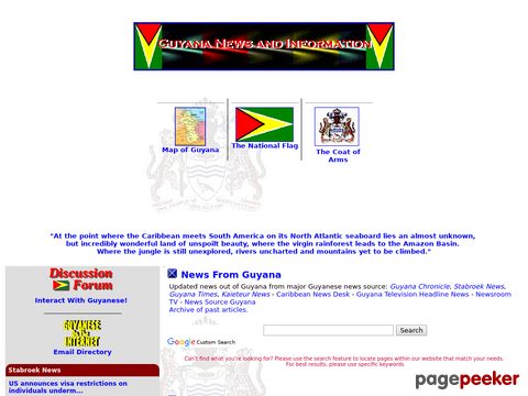 guyana.org - Guyana News and Information