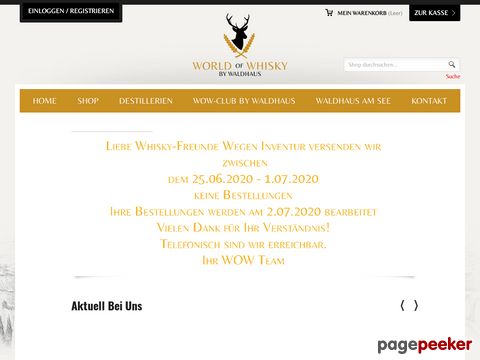 worldofwhisky.ch - planets biggest selection - 1000 Whiskys online