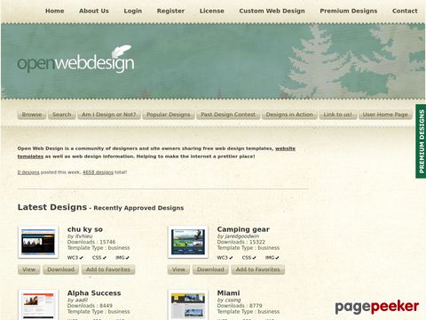 Open Web Design - Download Free Web Design Templates