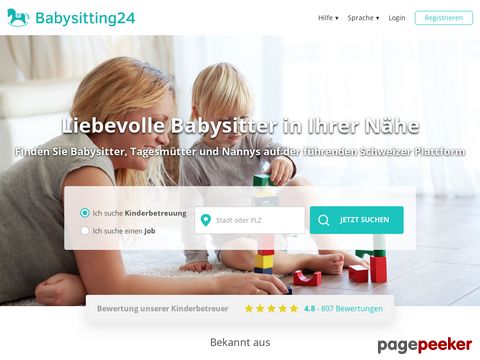 babysitting24.ch - Die Kinderbetreuungs-Suche für die Schweiz
