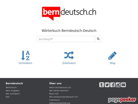 berndeutsch.ch - Berndeutsch - Deutsch Dictionary