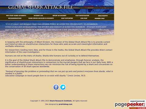 sharkattackfile.net - Global Shark Attack File