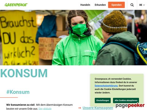 Konsumratgeber von Greenpeace Schweiz