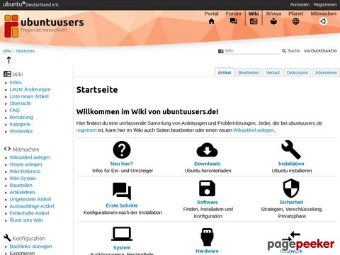 ubuntuusers.de - Ubuntu FAQ / Lösungen / Software Übersicht (auf Deutsch)