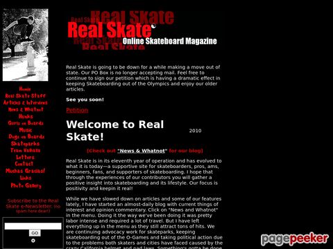 Real Skate Online Skateboard Magazine