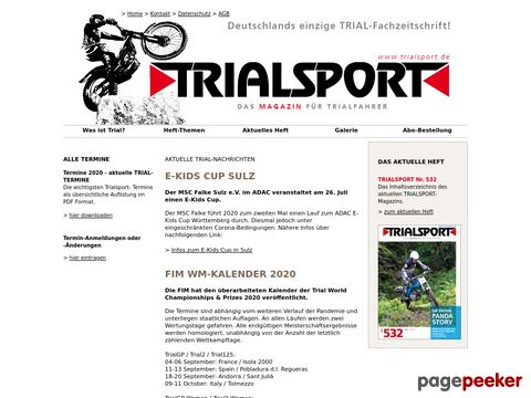 trialsport.de - TRIALSPORT - Das Magazin für Trialfahrer