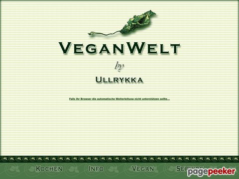VeganWelt.de - deutschsprachige vegane Rezeptsammlung (über 1500 Rezepte!)