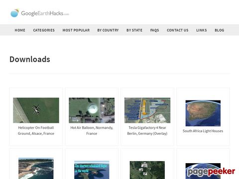 Google Earth Hacks - File Downloads - KMZ-Database