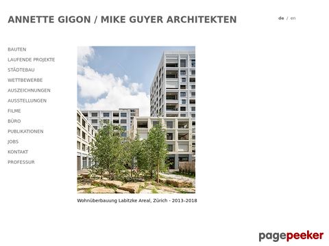 gigon-guyer.ch - Gigon / Guyer Architekten