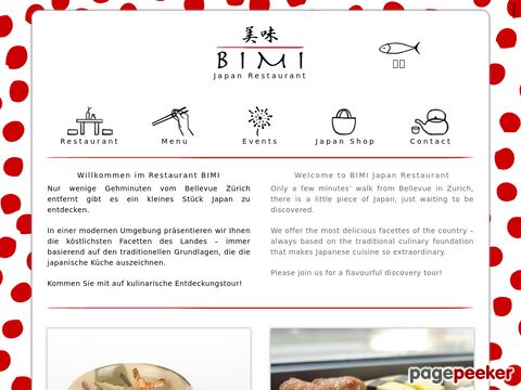 BIMI Japan-Restaurant - lernen Sie die japanische Esskultur näher kennen...