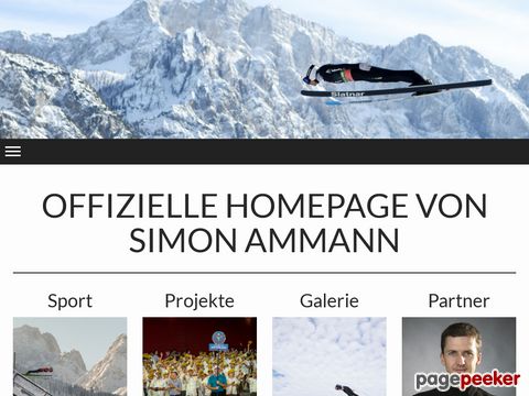 Simon Ammann - Weltmeister und Olympiasieger - Skispringen (Schweiz)