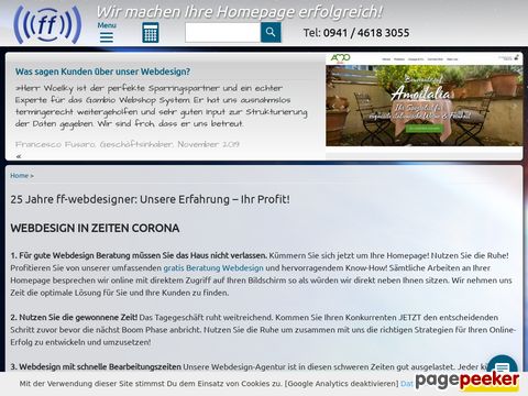 ff-webdesigner - Wir machen ihre Homepage erfolgreich