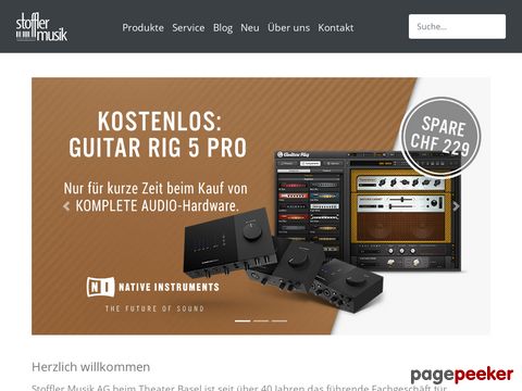 Stoffler Musik AG - Musikinstrumente günstig und gut einkaufen.