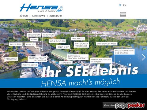 Hensa-Werft AG - Verkauf von Neubooten und Occasionen