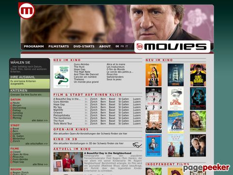 movies.ch - Ihr Kinoprogramm im Internet
