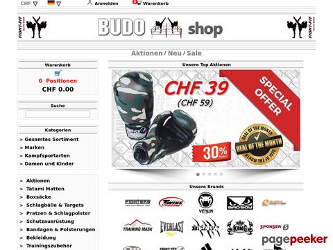 budo-shop.ch - Budo Shop Abate - Martial Art Artikel