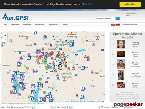 Run.GPS Community Server - Worldwide Training