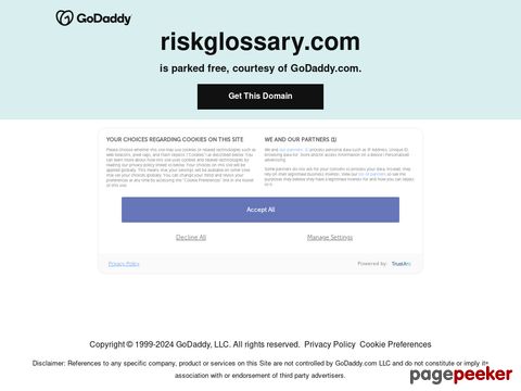 RiskGlossary.com - Risk Glossary