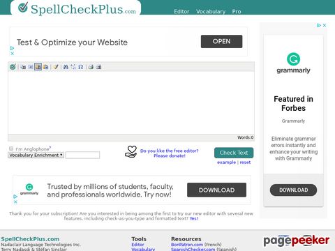 spellcheckplus.com - English grammar checker - Spell Checker