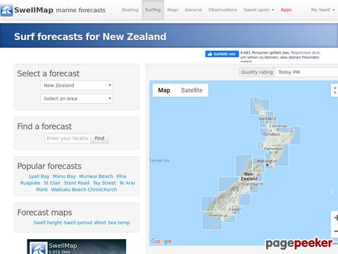 swellmap.com - Free accurate surf and marine forecasts