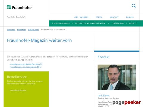 Fraunhofer-Gesellschaft - Fraunhofer-Magazin (DE)