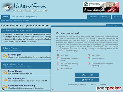 Katzen Forum - Das grosse Katzenforum