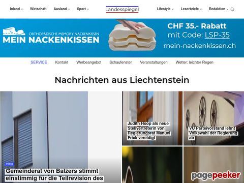 Landesspiegel - Onlinezeitung für Liechtenstein