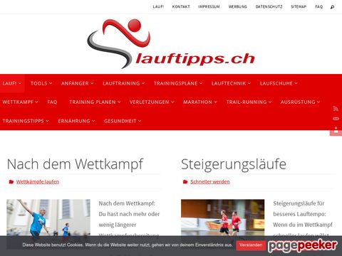 Aktuelles zum Laufsport und Dauerlauf - lauftipps.ch