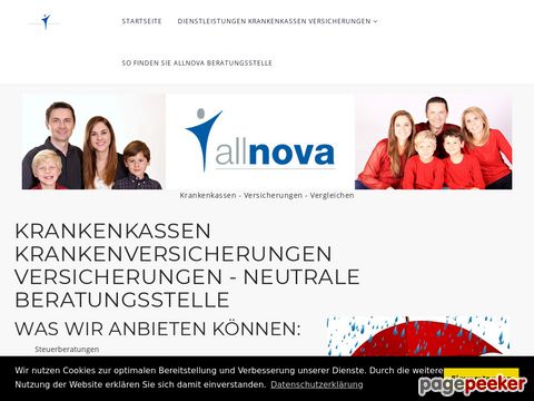 allnova.ch - Beratungsstelle Krankenkassen und Versicherungen