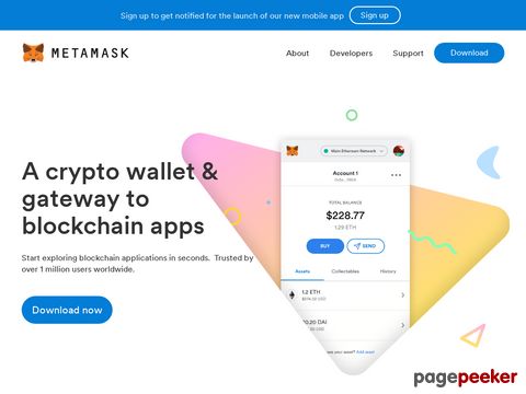 MetaMask - brings Ethereum to your browser.