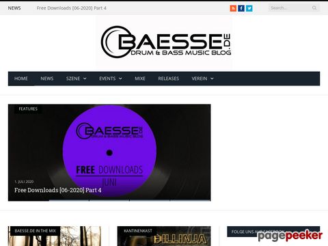 baesse.de - german e-zine for jungle & drum and bass