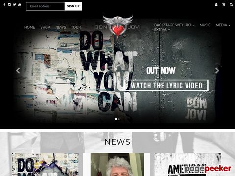 bonjovi.com - Bon Jovi - official website