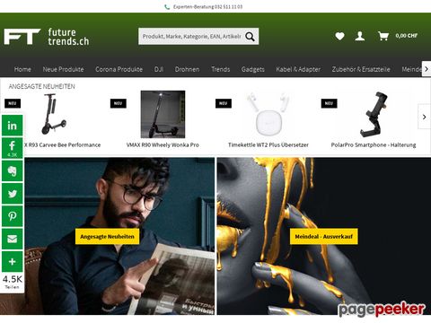 futuretrends.ch - Alles was hipp, flipp und käuflich ist.