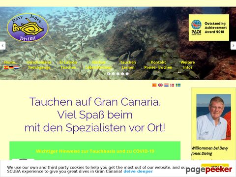 Tauchen auf Gran Canaria – Davy Jones Diving, PADI 5-Star Tauchbasis