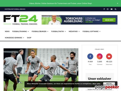 Portal für Trainer und Spieler