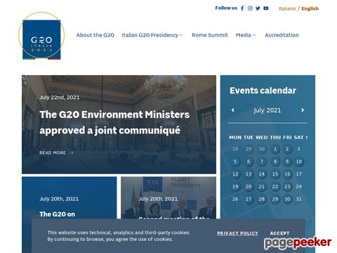 G-20 - Gruppe der Zwanzig wichtigsten Industrie- und Schwellenländer