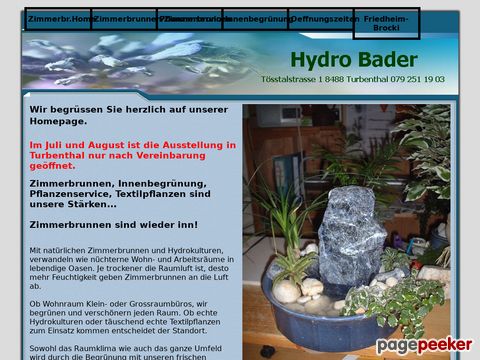hydrobader - Zimmerbrunnen