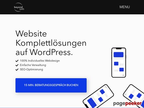 Nr. 1 Webdesigner in Zürich, Zug und Basel | Beyondweb GmbH