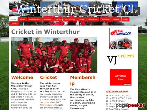 Winterthur Cricket Club (Zürich/Switzerland)