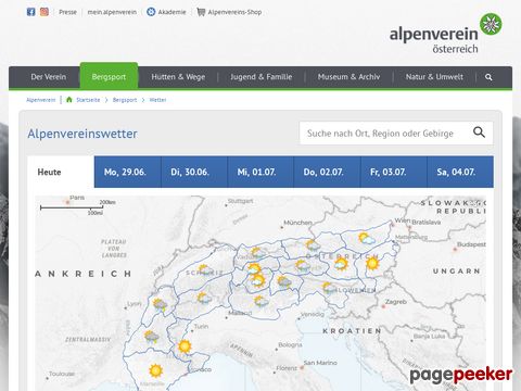 Österreichischer Alpenverein - Wetterdienst